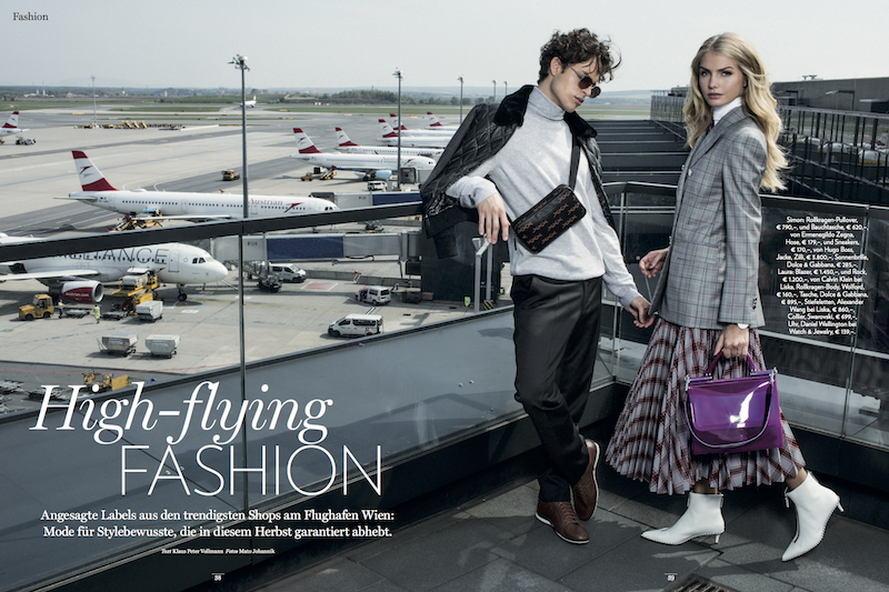 Laura Paal and Simon-Andrés for Wien Live Look! magazine