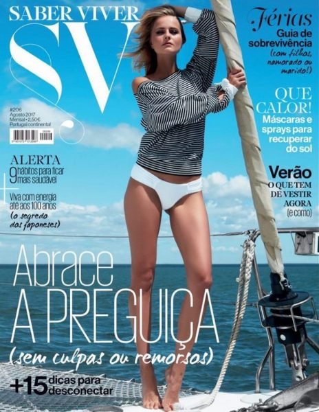 Alexandra Nefedova  for Saber VIVER Portugal August 2017