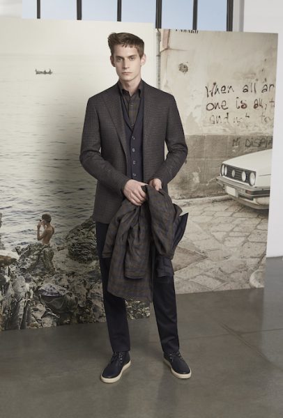 Domonkos for Corneliani Collection SS19