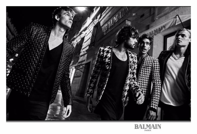 Jon Kortajarena for Balmain Fall/Winter 2017 Campaign