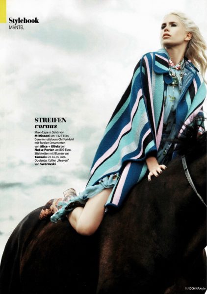 Our lovely Hannah for Madonna Stylebook by Chris Singer