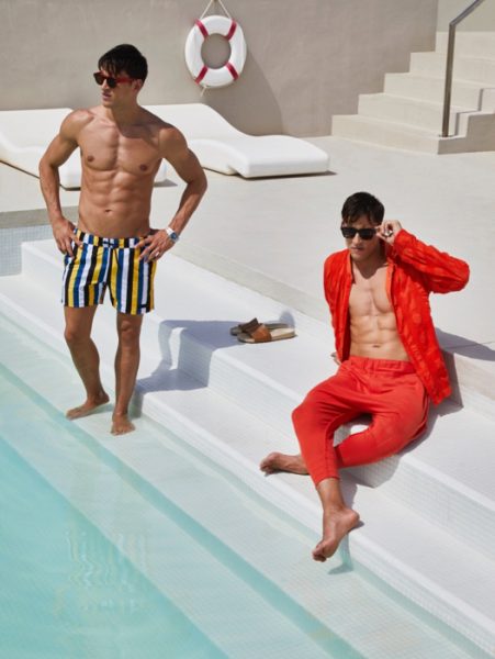 Jonathan and Kevin Sampaio for Caleo magazine by Dirk Bader