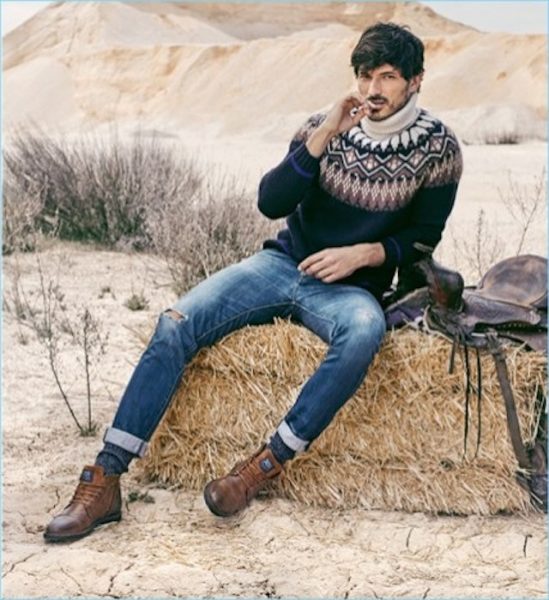 Andres Velencoso for xti’s fall winter campaign 2018