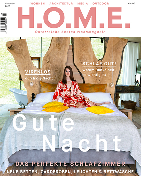 Caro Gamper on the Cover of H.O.M.E magazine